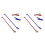 4Pièces Doubles Faces Chat Longue Couleurs 4