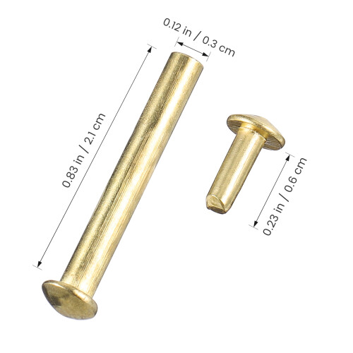 10Ensembles Kit De Fixation En Acier Pour Éventail Pliable DIY 2
