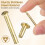 10Ensembles Kit De Fixation En Acier Pour Éventail Pliable DIY 7