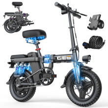 48V15AH Full Suspension fold electric bike 15.5mph