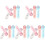 20Pièces Gommes Mignonnes Patte De Chat Rétractables Multicolores 3