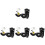 4Pièces -Guitare Noir Sturdy Pour Instruments À Domicile 2