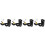4Pièces -Guitare Noir Sturdy Pour Instruments À Domicile 4