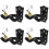 4Pièces -Guitare Noir Sturdy Pour Instruments À Domicile 5