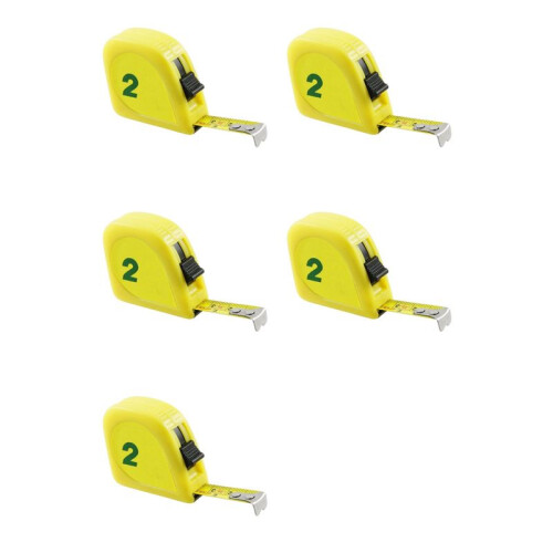 5X Giallo 2M 6FT Metro Metro A Nastro Capsula  Scala