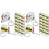 40X Tape Measure Keychains Functional Retractable Measuring Tape Keychains with Slide Lock 1M/3FT,B 1