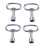 Key Slot for Bolt Triple-Cornered Triangular Metal Panel 8 mm x 4 2