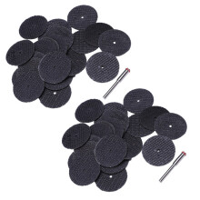 50pzs juego de disco de corte de cuchillas 32mm con eje para herramienta giratoria