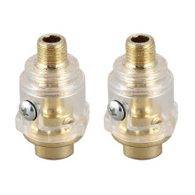2X Compressed Air Oiler Oil Lubricator 6mm Compressed Air Mist Oil 1/4 inch