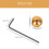 5Ensembles Accessoires Capuchons Câble Résistants Dorés 2