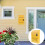 2Pcs Lightweight Yellow Wall Mount Mailbox for Home Or Office 3