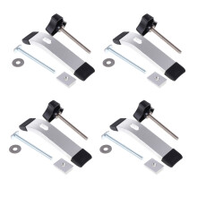 4X 8mm Metal Quick Acting Hold Down Clamp Set for T-Slot T-Track DIY Woodworking S18