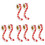 Stickers De Bronzer Adhésifs Pour Corps En Papier Rouge 3