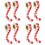 Stickers De Bronzer Adhésifs Pour Corps En Papier Rouge 6