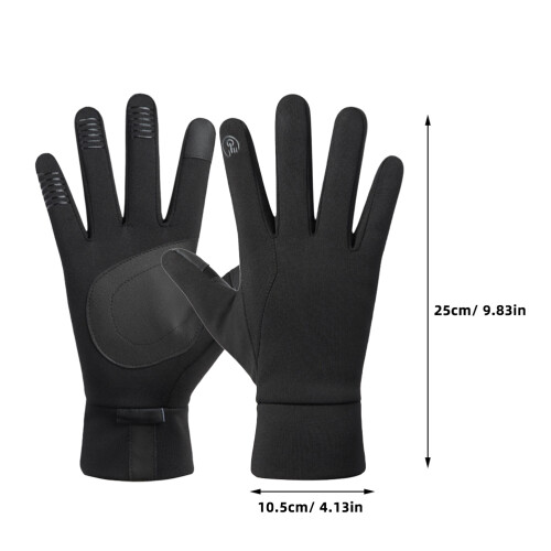 2Paren Touchscreen Fietshandschoenen Zwart Windproof Antislip Comfort 1