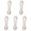 5Rolls White Decorative Cotton Rope for DIY Binding and Craft Projects 2