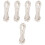 5Rolls White Decorative Cotton Rope for DIY Binding and Craft Projects 3