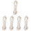 5Rolls White Decorative Cotton Rope for DIY Binding and Craft Projects 4