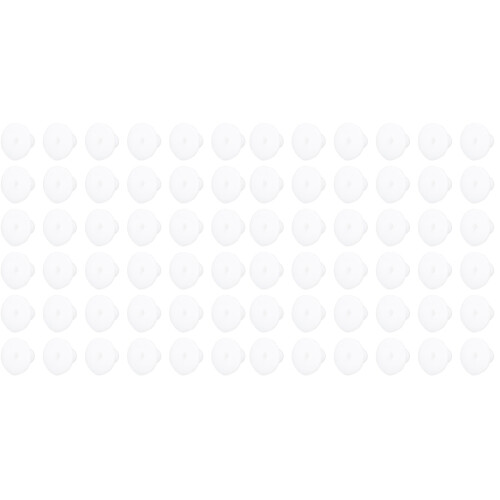 600Pièces Pour Clips D'oreilles Blancs Antidérapants DIY 2