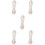 5Rolls White Decorative Cotton Rope for DIY Binding and Craft Projects 6