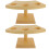 2Pièces Rack En Bois Pour Cônes De Glace Sushi 5
