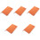 5Pcs Multi-Function Orange Planning Notebook PU Paper Notepad 4