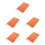 5Pcs Multi-Function Orange Planning Notebook PU Paper Notepad 7