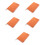 5Pcs Multi-Function Orange Planning Notebook PU Paper Notepad 8