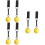 6Sets Grip Strength Tester Pull-Up Balls Compact Fitness Accessories 8