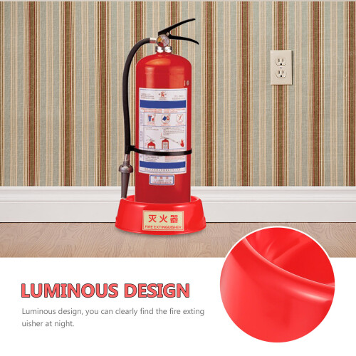 2Pièces Base Extincteur Rouge Pour Usage 2-4Kg 2