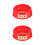 2Pièces Base Extincteur Rouge Pour Usage 2-4Kg 9