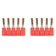 10PCS 6mm 4 Flute Carbide Endmills CNC Milling Cutter Milling Slotting Profiling Face Mill Spiral Bits