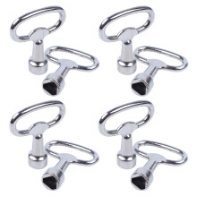 Key Slot for Bolt Triple-Cornered Triangular Metal Panel 8 mm 8Pcs