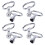 Key Slot for Bolt Triple-Cornered Triangular Metal Panel 8 mm 8Pcs 1