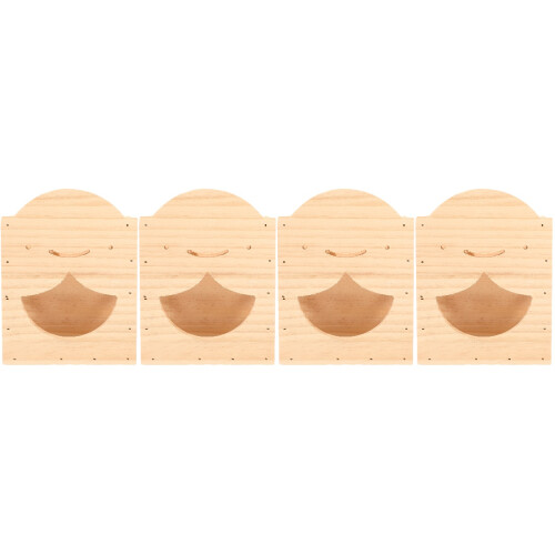4Pièces Rack En Bois Pour , Hamster Rongeurs 2