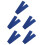 5Pcs Blue Fabric Piano Keyboard Protector Covers for Electric Piano 7
