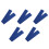 5Pcs Blue Fabric Piano Keyboard Protector Covers for Electric Piano 9