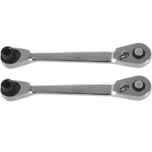 2X Double Fast Ratchet Wrench Ratchet Wrench Bit Fast Socket Wrench Screwdriver Screwdriver Tool