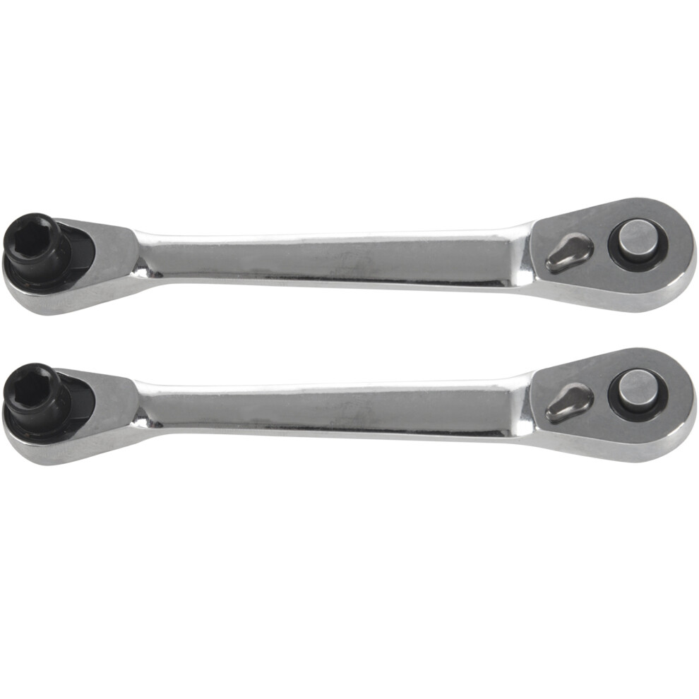 2X Double Fast Ratchet Wrench Ratchet Wrench Bit Fast Socket Wrench Screwdriver Screwdriver Tool 6032985056455