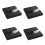 4Pièces Boîte De Protection Anches Oboe ABS Noir Fermeture Sécurisée 10