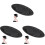 3Pièces Base Chapeau Noir Ronde DIY Pour Accessoires Mode 2