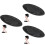 3Pièces Base Chapeau Noir Ronde DIY Pour Accessoires Mode 5