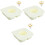 3Pièces Plateau Snack Beige En Silicone Compartiments Pour Verre 4