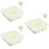 3Pièces Plateau Snack Beige En Silicone Compartiments Pour Verre 7