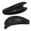 2Pièces Coussin Appui-Nuque Noir Durable Pour Salon 2