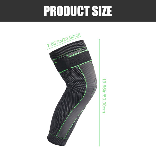 Supports De Genou Élastiques Noir Protection 1