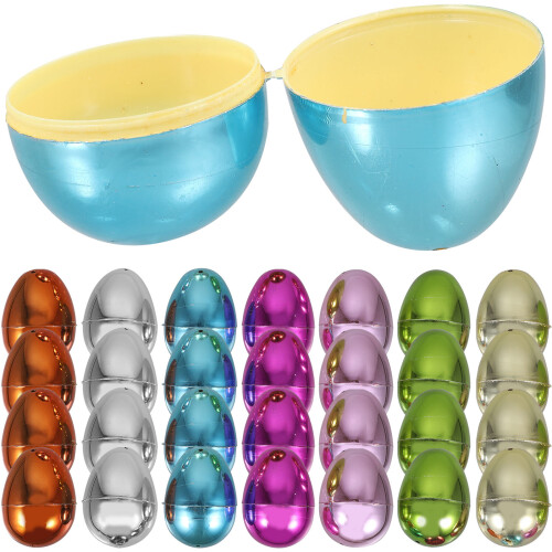 120Pièces Œufs En Colorés Réutilisables Pour De Pâques 2