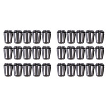 30Pcs ER25 Collet Tool Precision Spring Collet Set de 2 mm Una 16 mm Mandril de Collar CNC para Herramientas de Torno de Fresado Y Motores de Husillo