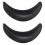 2Pièces Coussin Appui-Nuque Noir Durable Pour Salon 11