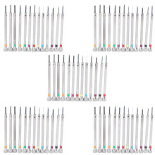 0,6 mm-2,0 mm 65 Stücke Neue Uhrmacher Schraubendreher Set Uhr Gläser Flache Klinge Sortiment Schlitz Flach Schrauben Dreher Set, Juweliere Uhr